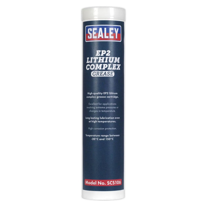 Sealey EP2 Lithium Complex Grease Cartridge 400g SCS106