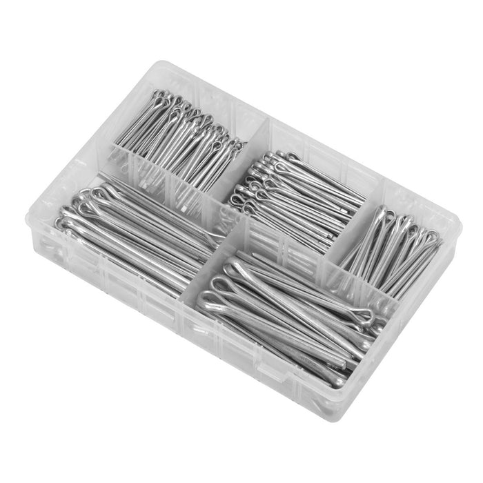 Sealey Metric/Imperial Split Pin Assortment 230pc - Large Sizes AB003SP Sealey - Town Tools 