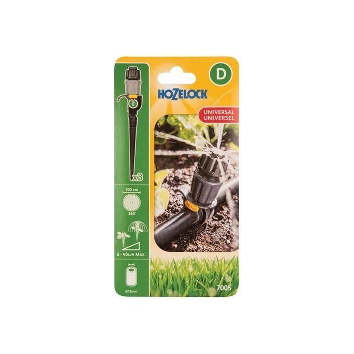 Hozelock 7005 Universal Dripper (Pack 3) Hozelock - Town Tools