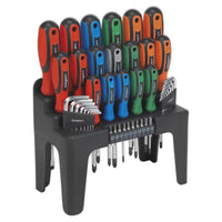 Sealey Screwdriver Hex Key & Bit Set 44pc S01090