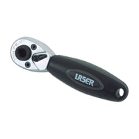 Laser Stubby Ratchet & Bit Driver 1/4"D 3723