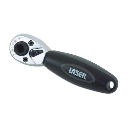 Laser Stubby Ratchet & Bit Driver 1/4"D 3723 Laser - Town Tools 