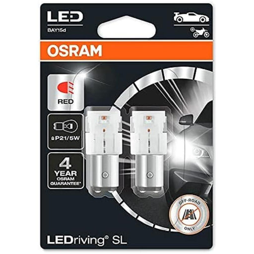 OSRAM LEDriving® SL, P21/5W, Red, LED signal lamps, Off-road only, non ECE Osram - Town Tools 