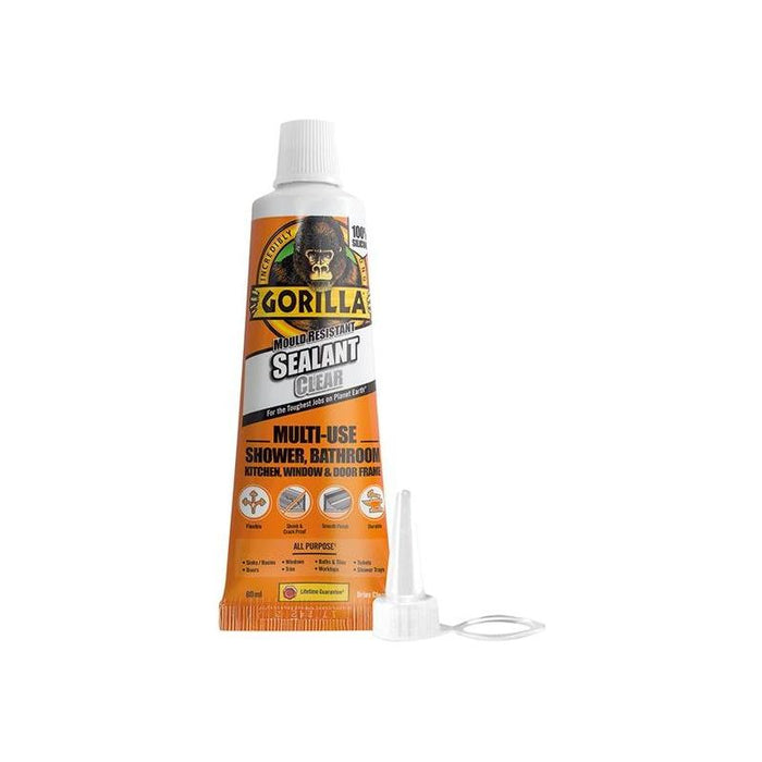 Gorilla Glue Gorilla All Condition Sealant Clear Tube 80ml Gorilla Glue - Town Tools