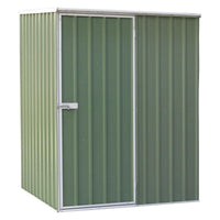 Dellonda Galvanised Steel Metal Garden Shed  Green