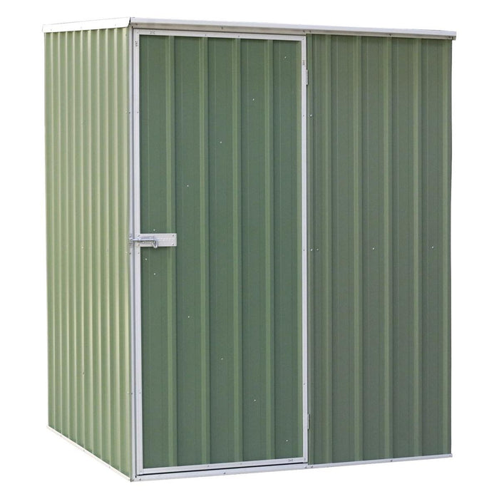 Dellonda Galvanised Steel Metal Garden Shed  Green Dellonda - Town Tools 