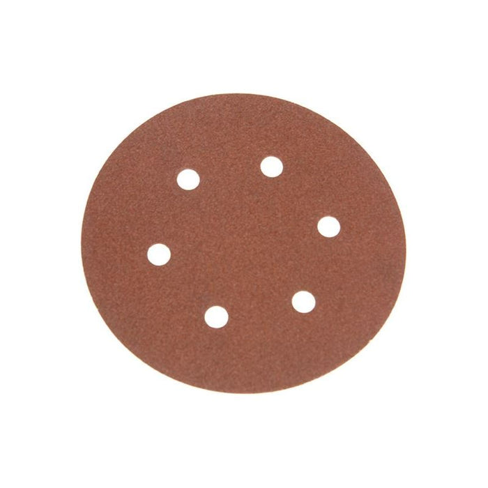 Faithfull Hook & Loop Sanding Disc DID2 Holed 150mm x 40G (Pack 25) Faithfull - Town Tools