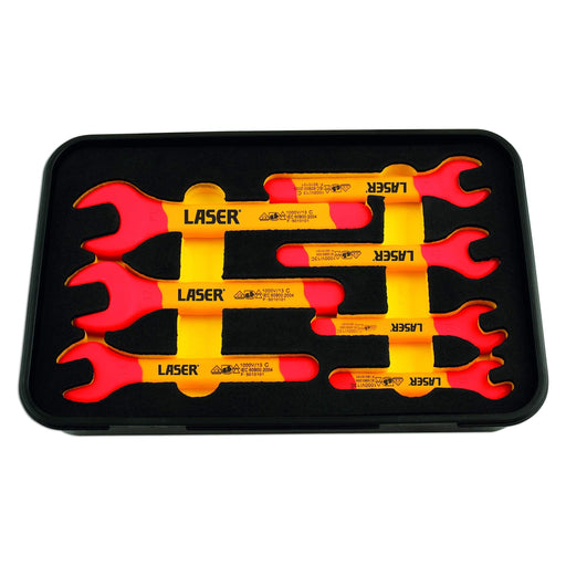 Laser Insulated Open Ended Spanner Set 7pc 6048 Laser - Town Tools 