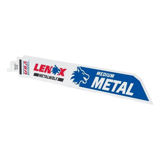 Lenox MetalWolf Wave Edge Reciprocating Saw Blade 229 x 25 x 1.1mm 18 TPI (Pack 5) LENOX - Town Tools