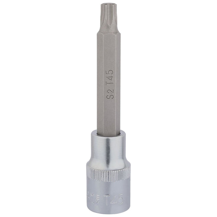 Draper TX-STAR Socket Bit, 1/2" Sq. Dr., T45 x 100mm 16316 Draper - Town Tools 