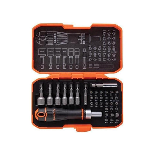 Bahco 59/S36BCR Ratcheting Coloured Bit Set, 36 Piece Bahco - Town Tools