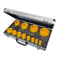 Faithfull Universal Varipitch Holesaw Kit, 16 Piece 16-76mm