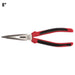 Teng Tools Bent Long Nose Plier TPR Grip 210mm Teng Tools - Town Tools 