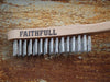Faithfull Heavy-Duty Stainless Steel Scratch Brush, 3 Row Faithfull - Town Tools