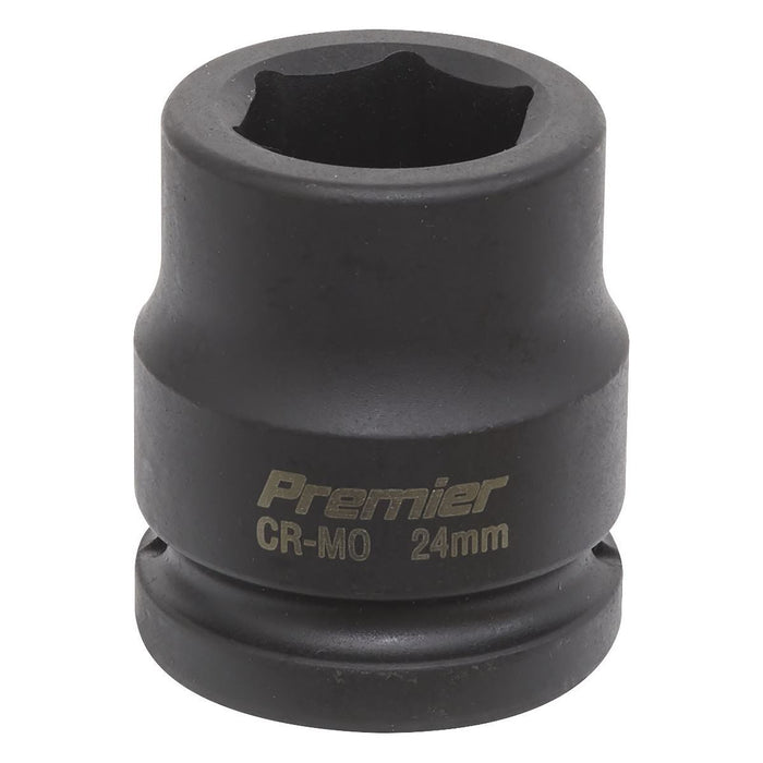 Sealey Impact Socket 24mm 3/4"Sq Drive IS3424 Sealey - Town Tools 