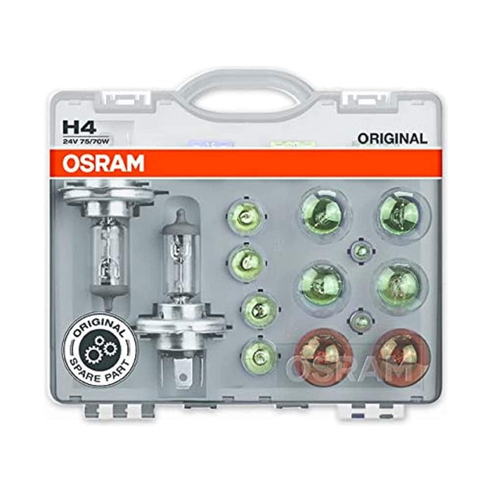 Osram CLKH424V lamp kit, 24V H4, 12 lamps, 3 flat fuse, in in a box Osram - Town Tools 