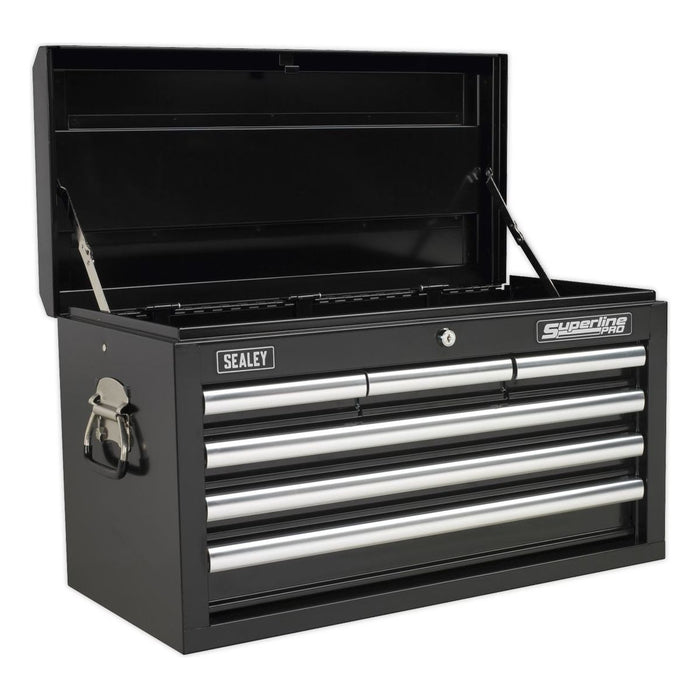 Sealey Topchest 6 Drawer with Ball-Bearing Slides Black AP33069B Sealey - Town Tools 