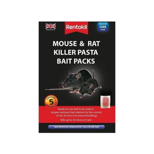 Rentokil Mouse & Rat Killer Pasta Bait (Sachets 5) Rentokil - Town Tools