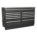 Sealey Modular Floor Cabinet 11 Drawer 1550mm Heavy-Duty APMS04 Sealey - Town Tools 
