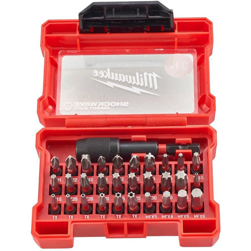 Milwaukee S/Bit Shw Cd Compact Set-31Pc 4932472060 Milwaukee - Town Tools 