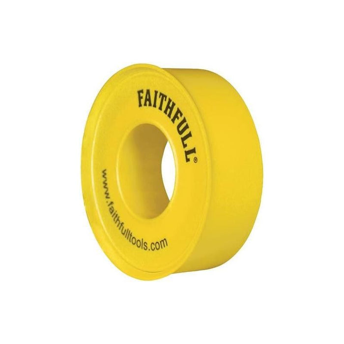 Faithfull P.T.F.E Gas Tape 12mm x 5m White (Pack 10) Faithfull - Town Tools