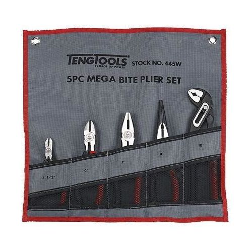 Teng Tools Plier Set Tool Roll 5 Pieces Teng Tools - Town Tools 