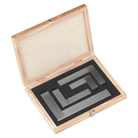 Sealey Precision Steel Square Set 4pc AK11000