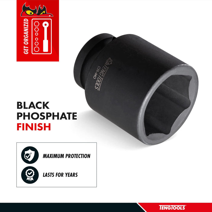 Teng Tools 1/2" Stubby Impact Socket DIN Metric 15mm Teng Tools - Town Tools 