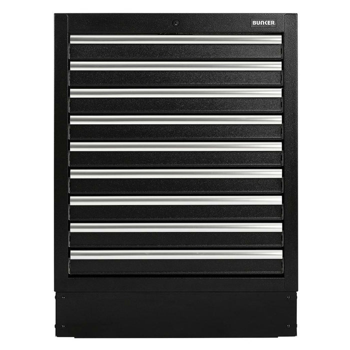 BUNKER Modular Floor Cabinet, 9 Drawer, 680mm - MS400-9BU