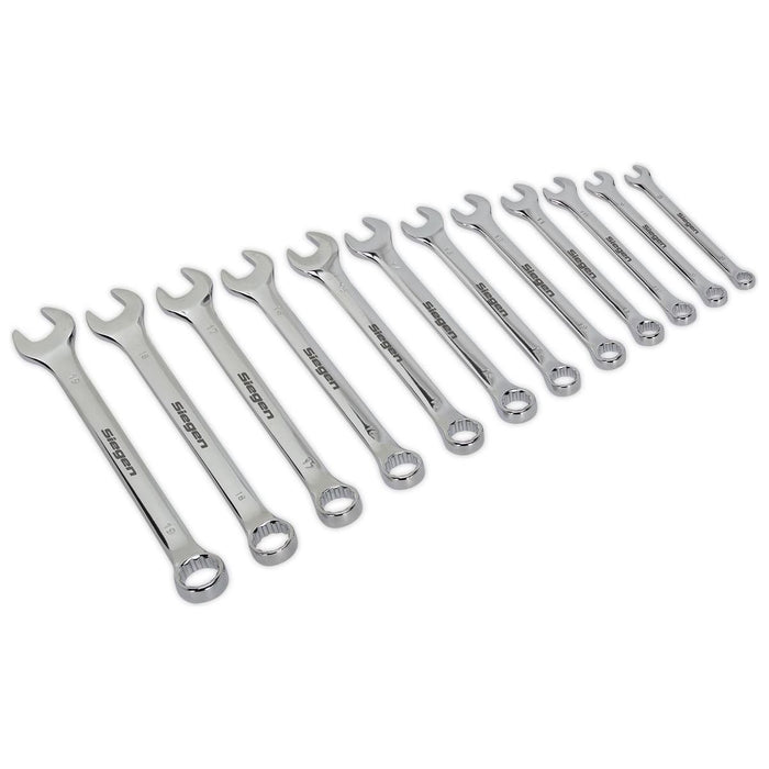 Sealey Combination Spanner Set 12pc Metric S0563 Siegen by Sealey - Town Tools 