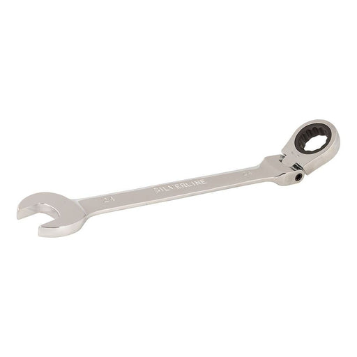 Silverline Flexible Head Ratchet Spanner 24mm Silverline - Town Tools 