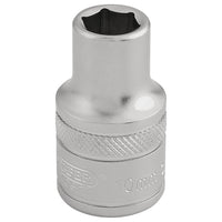 Draper 6 Point Metric Socket, 1/2" Sq. Dr., 10mm 16598