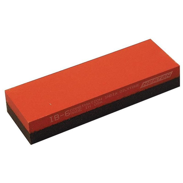 India IB6 Bench Stone 150 x 50 x 25mm - Combination India - Town Tools