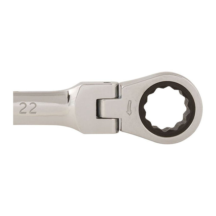 Silverline Flexible Head Ratchet Spanner 22mm Silverline - Town Tools 