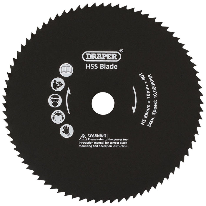 Draper 89mm Metal Cut Blade for Draper Storm Force Mini Plunge Saw 25914 Draper - Town Tools 