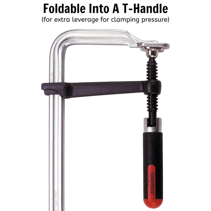 Teng Tools F-Type Clamp Swivel Handle 300 x 100mm Teng Tools - Town Tools 