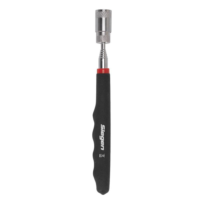 Sealey Heavy-Duty Magnetic Pick-Up Tool with LED 3.6kg Capacity S0903 Siegen by Sealey - Town Tools 