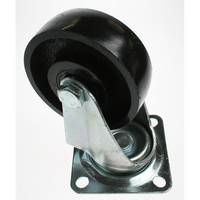 Sealey Wheel, swivel castor, 4-bolt fix (D:100 W:32 B:12 H:141) 1000E.V2-56