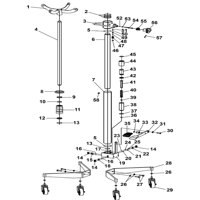 Sealey Lifting Saddle (for 1000TRQ.V3)