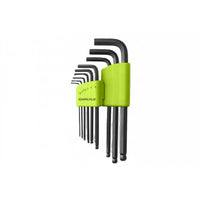 Carlyle Tools 9 Pc Long Mag Hex Ball Key Metric