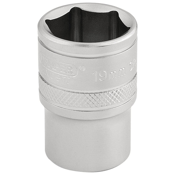 Draper 6 Point Metric Socket, 1/2" Sq. Dr., 19mm 16609 Draper - Town Tools 