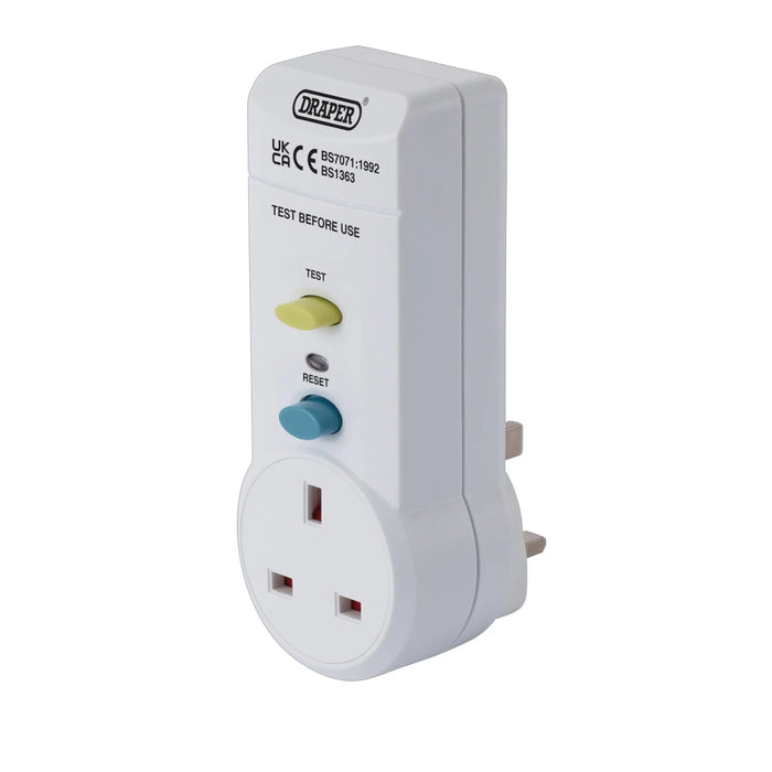 Draper RCD Adaptor, 220-250v/50Hz, 13 AMP - RCD3/B