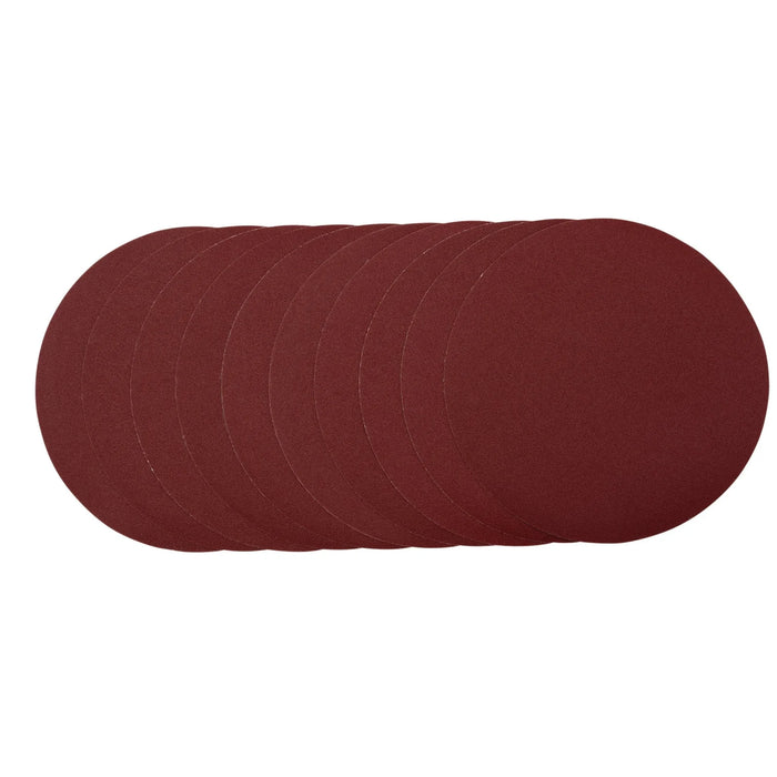 Draper Sanding Discs, , 120 Grit (Pack of 10) 200-230mm
