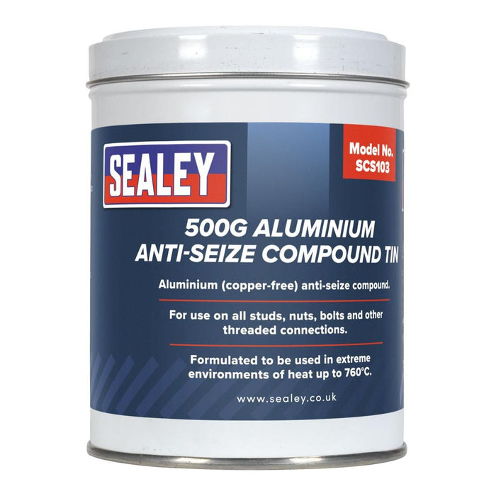 Sealey Aluminium Anti-Seize Compound 500g Tin SCS103 Sealey - Town Tools 