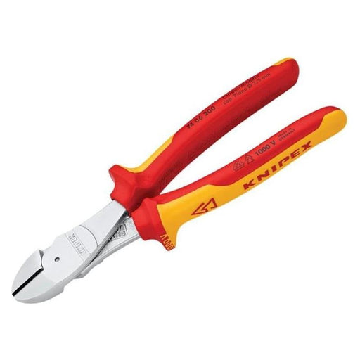 Knipex VDE High Leverage Diagonal Cutter 200mm Knipex - Town Tools