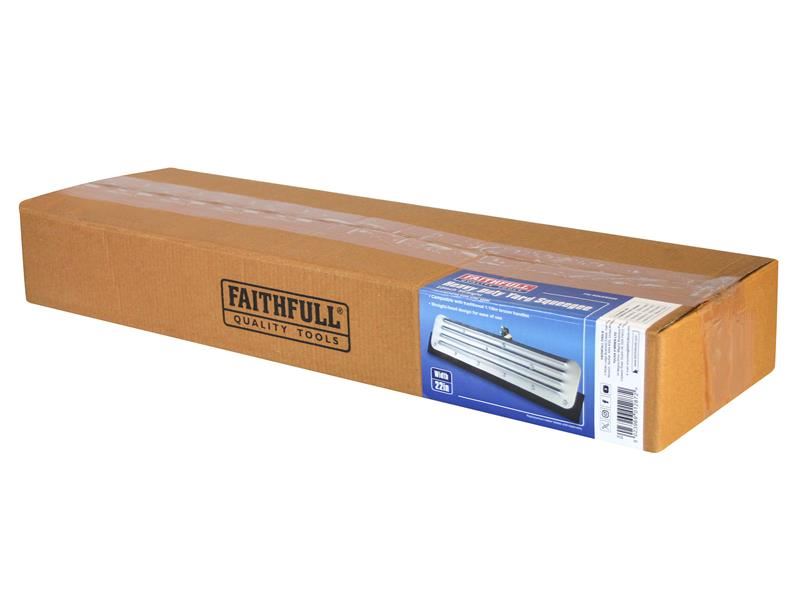 Faithfull Heavy-Duty Straight Yard Squeegee 22in (559mm) Faithfull - Town Tools