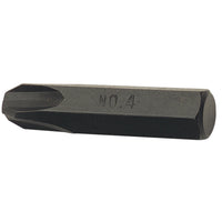 Draper Cross Slot Impact Screwdriver bit 2-4
