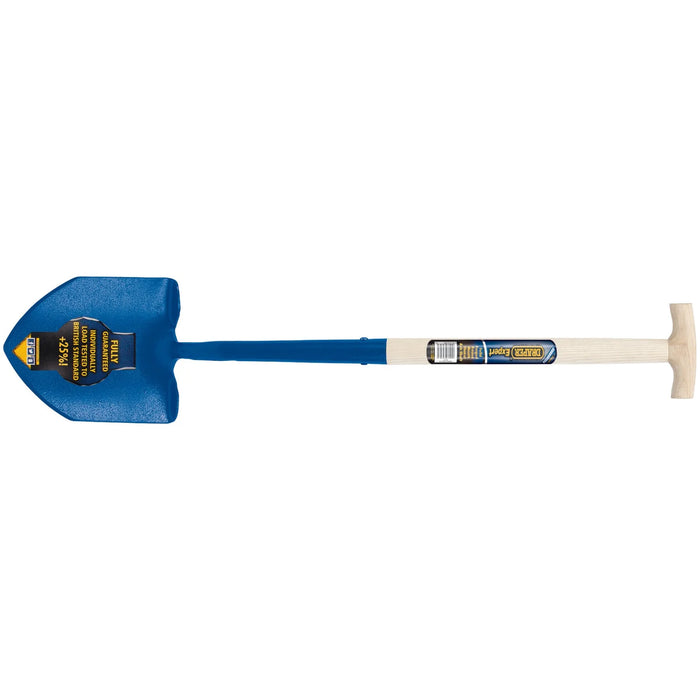 Draper Expert Contractors Round Mouth Shovel with Ash Shaft and T-Handle - RMS/H