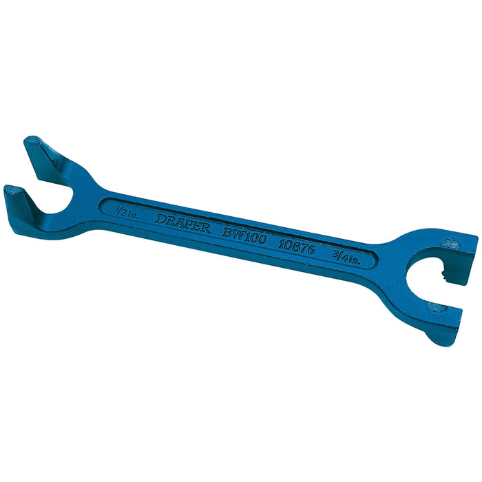Draper Basin Wrench, 1/2"/15mm x 3/4"/22mm BSP - BW100