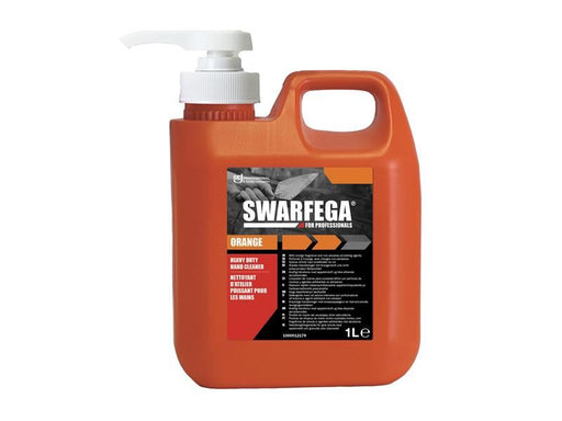 Swarfega Orange Hand Cleaner Pump Bottle 1 litre Swarfega� - Town Tools